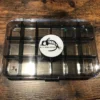 Fly Fish Food Logo Fly Box, Ultra Clear 18 Compartments - Large