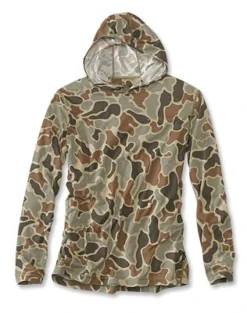 Orvis DriRelease Pullover Sun Hoodie - Camo
