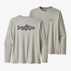 Patagonia Men's Long-Sleeved Capilene Cool Daily Fish Graphic Shirt