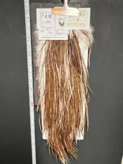 Flash Sale Hackle 218 - Heritage Saddle - Dark Brown Dun (size 14-16)