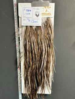 Flash Sale Hackle 566 - Heritage Saddle - Speckled Dun Badger (size 14-16)