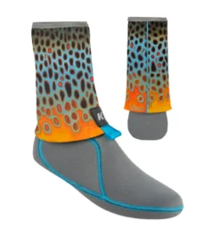 Korkers I-Drain Neoprene Guard Sock 3.5mm - DeYoung Brown Flank