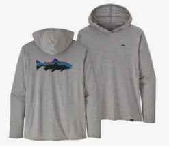 Patagonia Men's Long Sleeve Cap Cool Daily Graphic Hoodie -Simms || Rio || Scientific Anglers tên blog Sales Store FITZ ROY