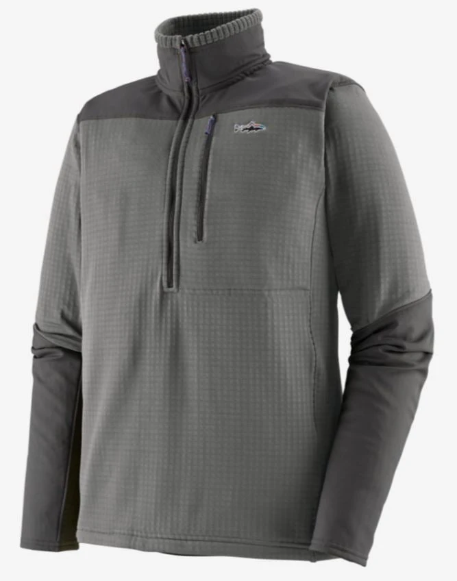 Patagonia Men's Long-Sleeve R1 Fitz Roy 1/4 Zip Sweater 3 Patagonia Men's Long-Sleeve R1 Fitz Roy 1/4 Zip Sweater - Image 3
