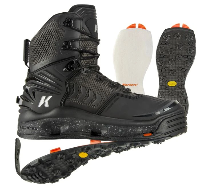 Korkers River Ops Wading Boot - Felt And Vibram Soles 1 Korkers River Ops Wading Boot - Felt And Vibram Soles