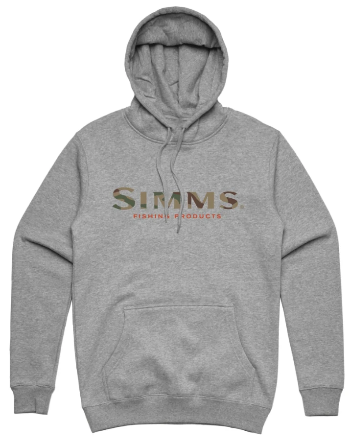 M's Simms Logo Hoody - CX - Grey Heather 1 M's Simms Logo Hoody - CX - Grey Heather