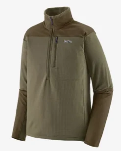 Patagonia Men's Long-Sleeve R1 Fitz Roy 1/4 Zip Sweater
