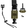 Aluminum Wading Staff Tether Combo Mount (Snap/Stud/Velcro)